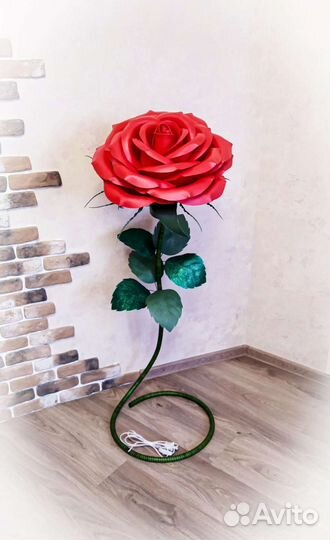 Интерьерная роза/ Ночник