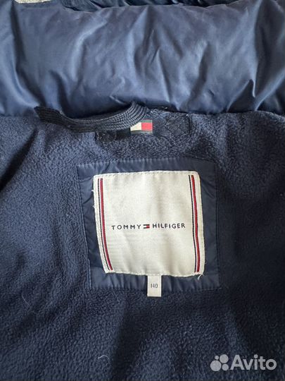 Куртка дутая зимняя Tommy Hilfiger 140 оригинал