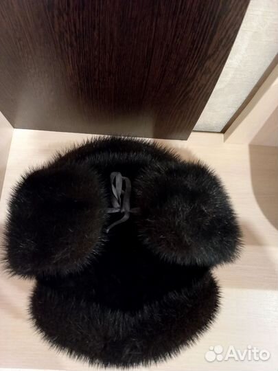 Норковая шапка мужская