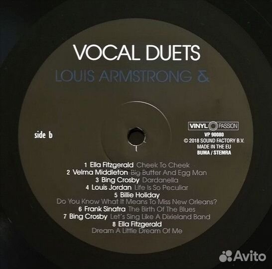 Виниловая пластинка Louis Armstrong - Vocal Duets