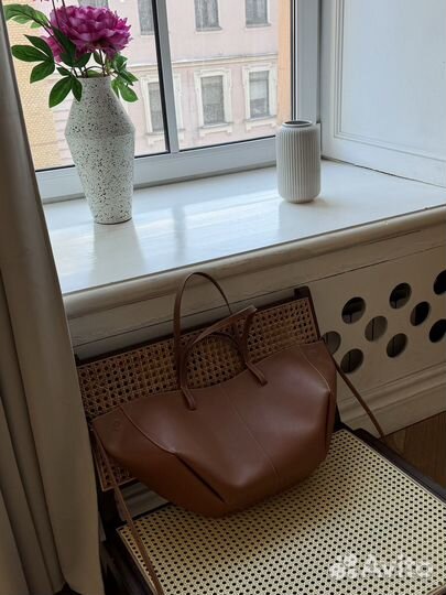 Сумка polene cyme M оригинал camel