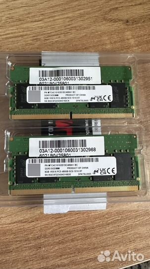 Оперативная память ddr5 8gb