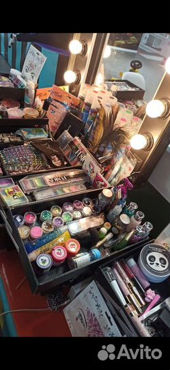 Глиттер Блестки Стразы для лица Всё для аквагрима