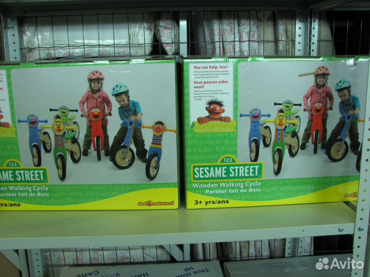 Беговел детский sesame street 123 Walking Bike