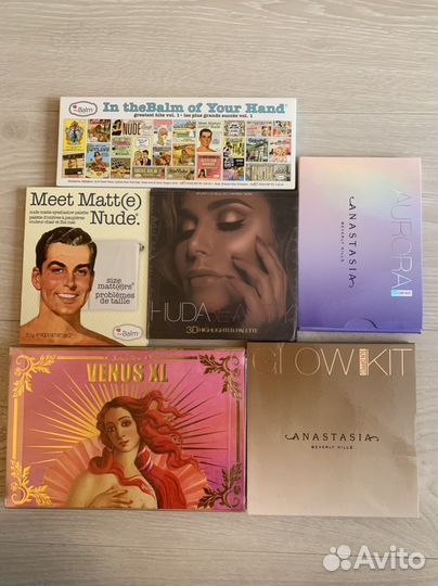 Палетки теней и хайлайтеров