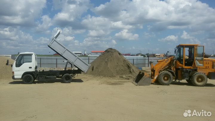 Галька песок щебень