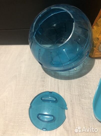 Шар прогулочный, туалет, домик для хомяка