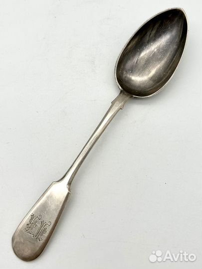 Десертная ложка серебро 84 проба вес 44,4 грамма