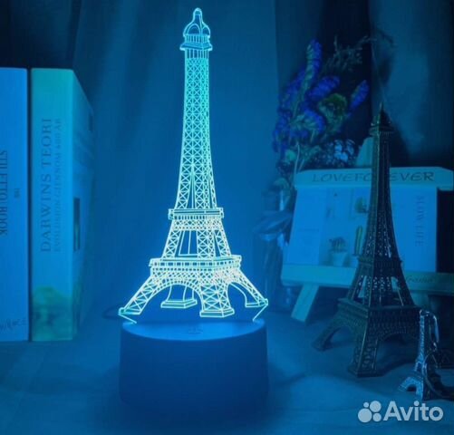 Светодиодный светильник 3D 