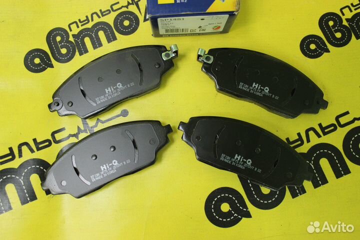 Колодки тормозные chevrolet aveo / cobalt / ravon