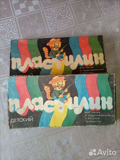 Пластилин для лепки 80 -х г. СССР