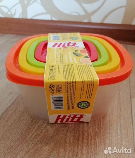 Контейнеры пищевые пластиковые набором