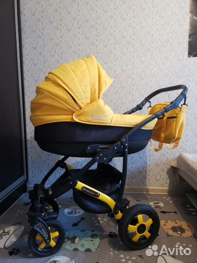 Коляска camarelo 2 в 1