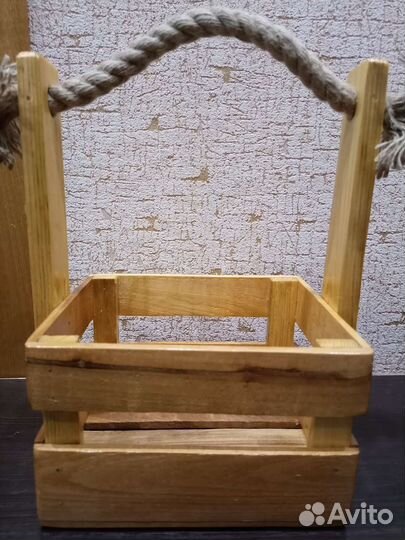Ящик подарочный деревянный