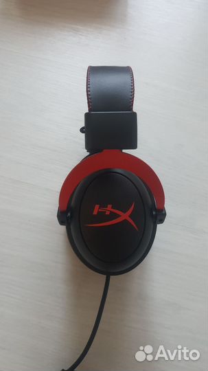 Игровые проводные наушники hyperx cloud 2 red