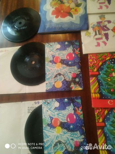 Виниловые мини пластинки времён СССР 15 шт