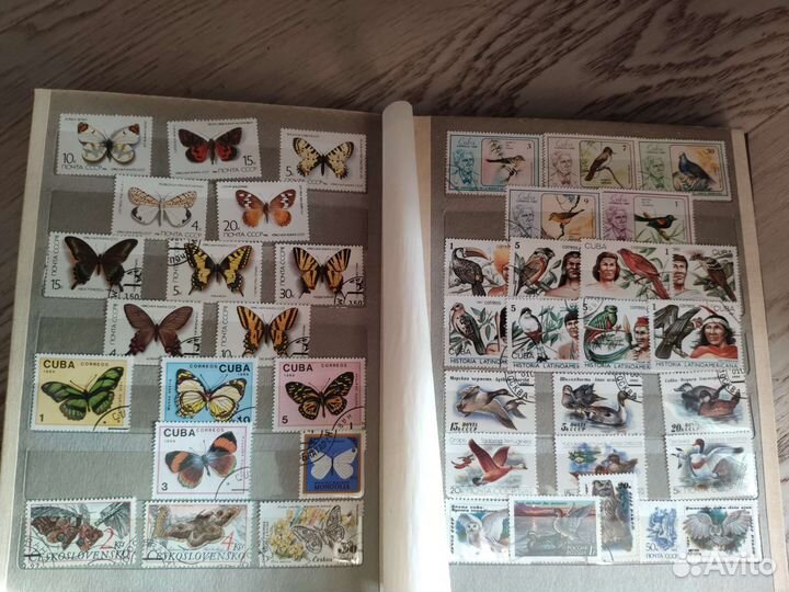 Марки в осн. Флора и фауна 466 шт