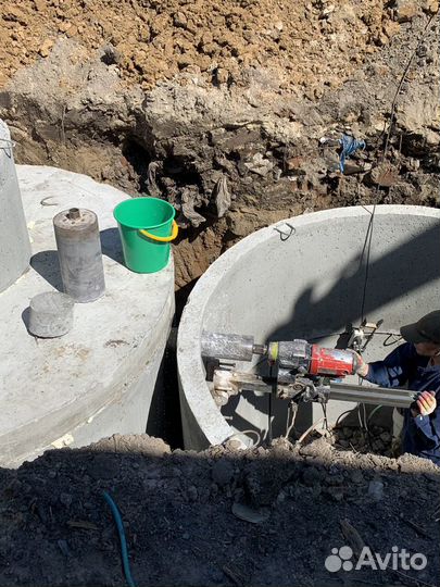 Алмазное сверление отверстий в бетоне и кирпиче