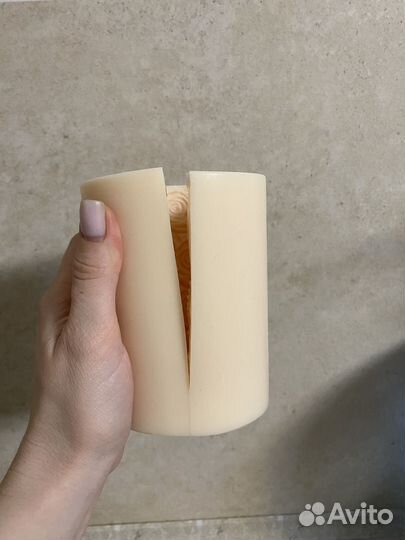 Молд силиконовый для свечей розы волны