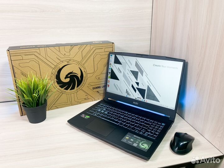 Новый Игровой Ноутбук MSI Bravo Ryzen 5-7S/RTX4050