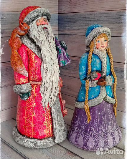 Дед Мороз и Снегурочка под елку