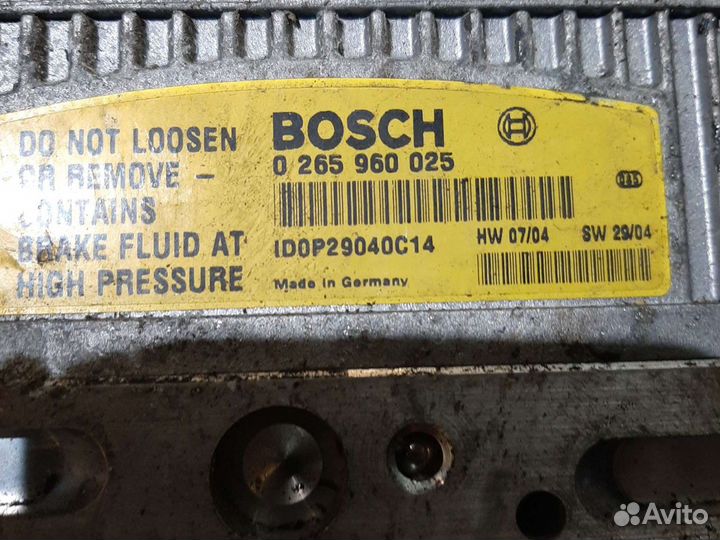 Блок абс есп срс мерседес ABS SRS ESP 0265960025