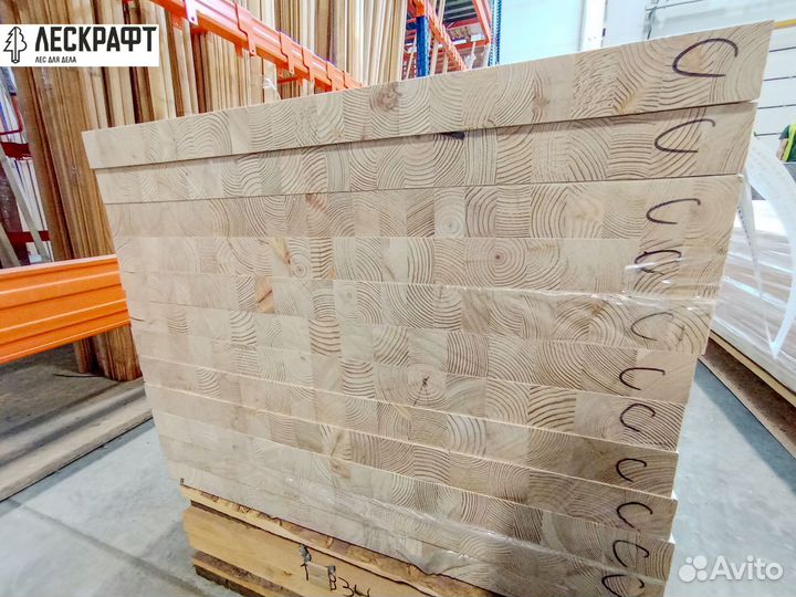 Мебельный щит 18*400*4000 мм сорт C, сращенный