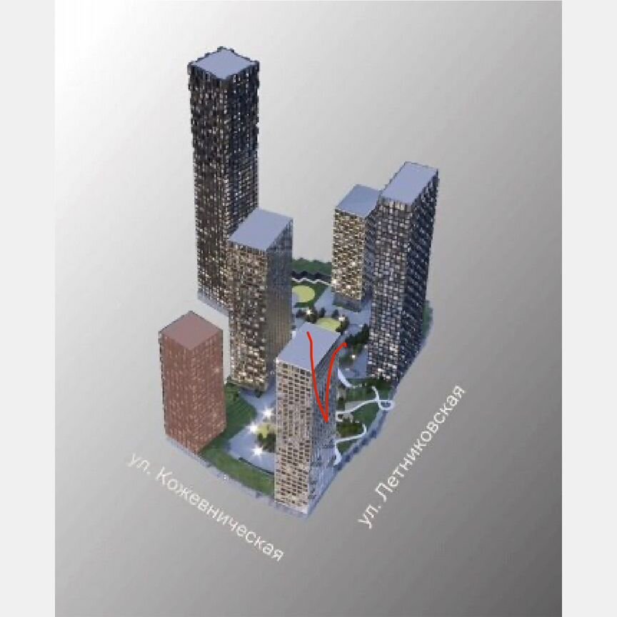 2-к. квартира, 51,4 м², 3/32 эт.