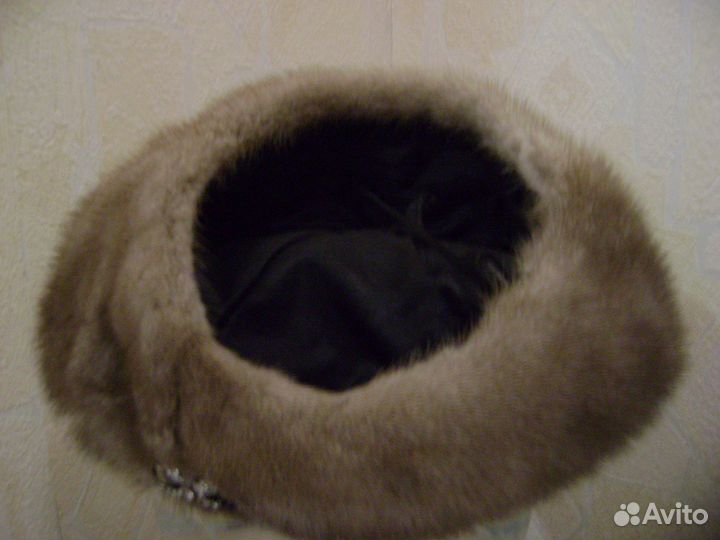 Шапка женская мех норки