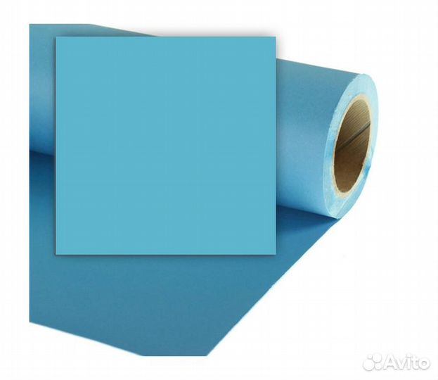 Фон бумажный 2,7х10 тёмно-бирюзовый (06) фотофон