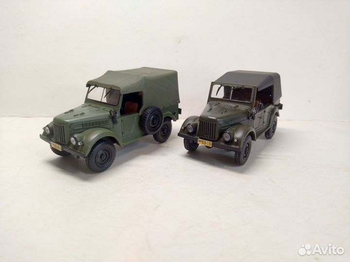 Масштабная модель Газ 69 + 69а