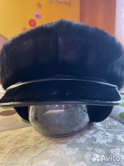 Меховая мужская кепка