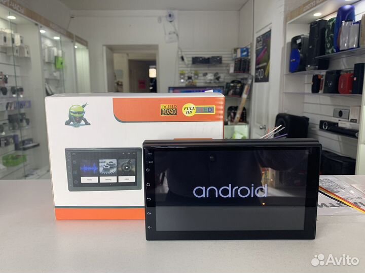 Магнитола 2 din, Android 11, bluetooth (новая)