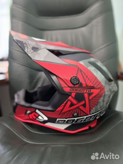 Шлем кросс эндуро Bogotto Rebelion р-р L: 59-60