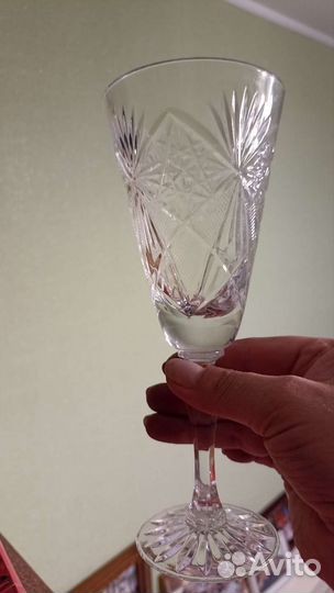 Хрустальные рюмки,фужеры