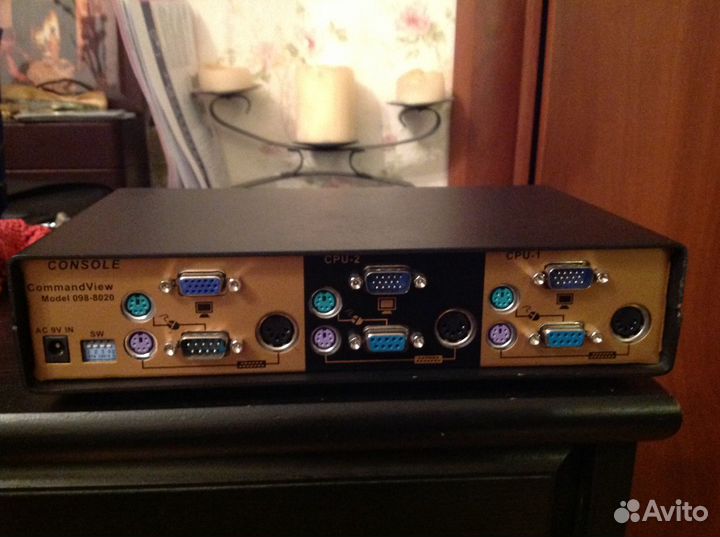 Signamax 098-8020 2-port ps/2 kvm switch