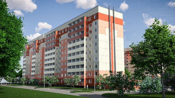 3-к. квартира, 69,9 м², 8/10 эт.