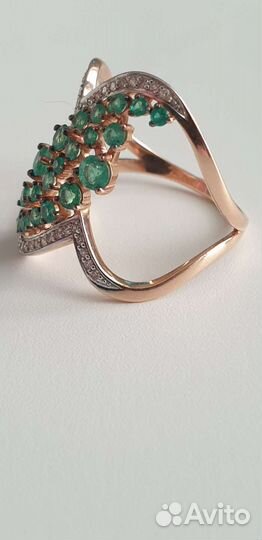 Эксклюзивное золотое кольцо