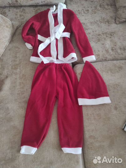 Костюмы деда мороза,снегурочки детский