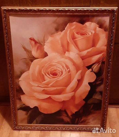 Картина Розы, картина для интерьера, Картина