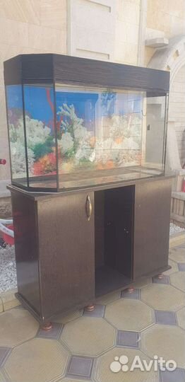 Аквариум с тумбой на 140 литров