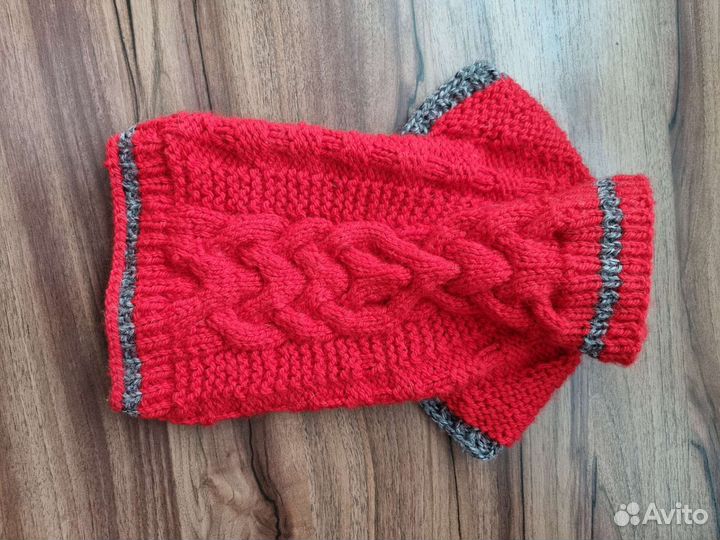 Свитер для собачки, ручная работа