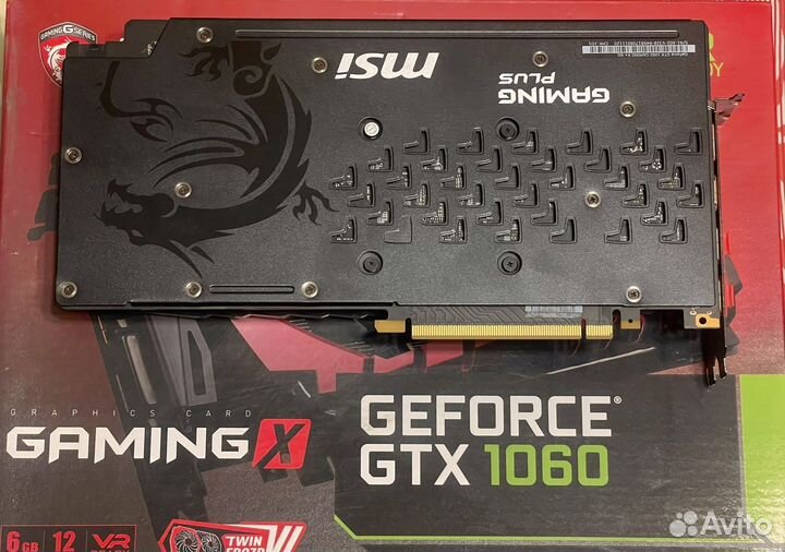 Gtx 1060 6gb msi gaming x