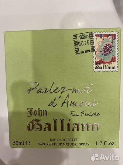 Духи женские John Galliano Parlez-Moi D’Amour
