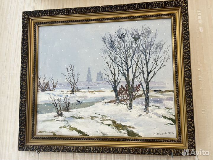 Картина Титова. Зима. Астрахань