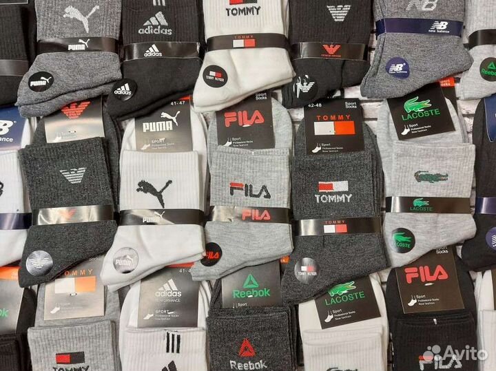 Носки Nike Adidas Puma Reebok