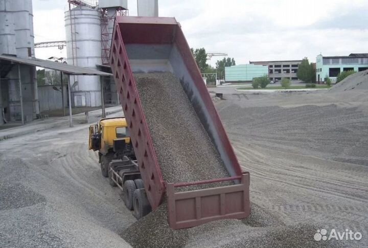 Отсев щебень песок с доставкой