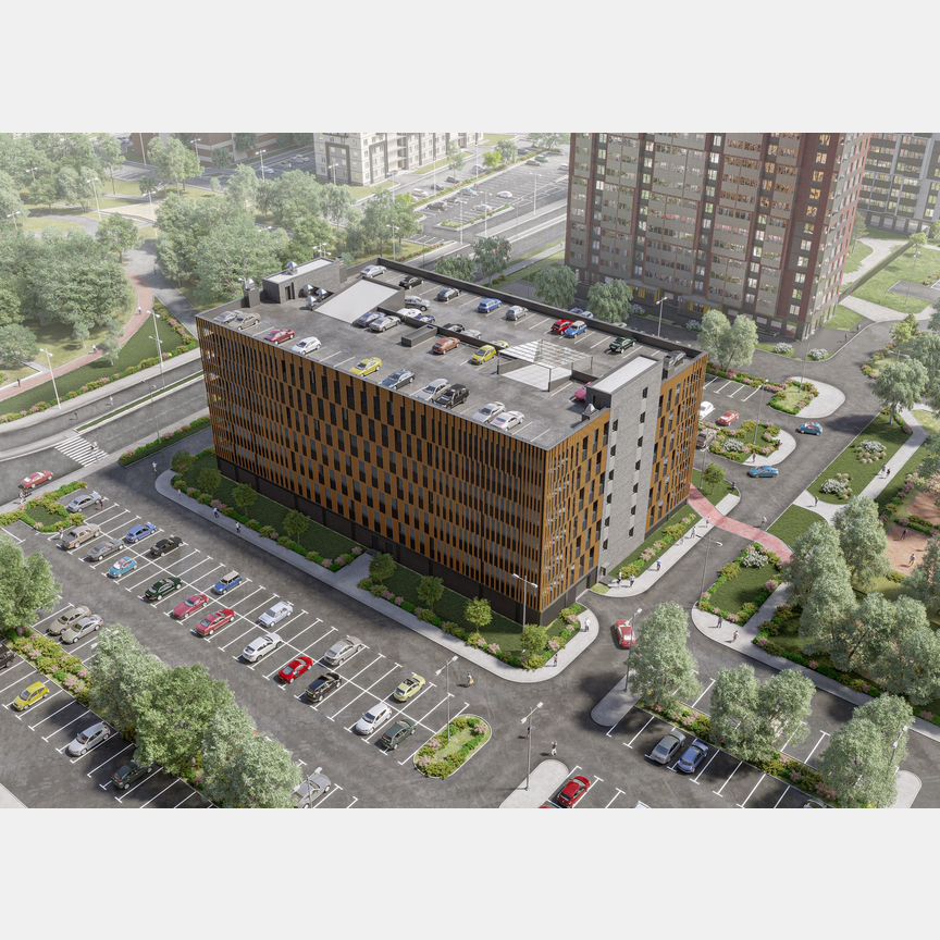 3-к. квартира, 63,4 м², 9/23 эт.
