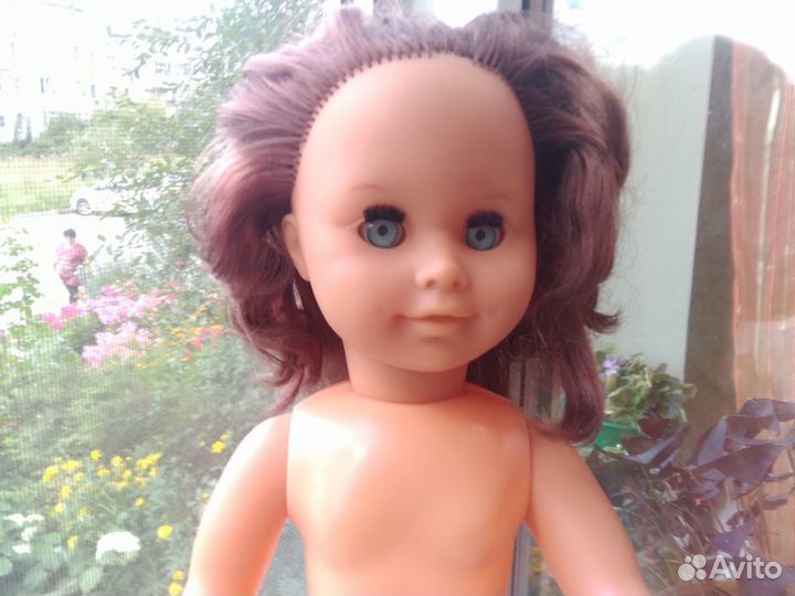 Кукла гдр, СССР, 50см улыбашка раунштайн в ремонт