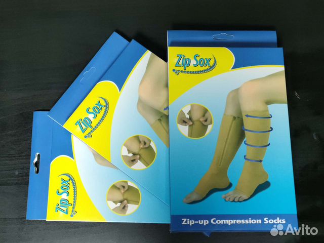 Компрессионные гольфы на молнии Zip Sox